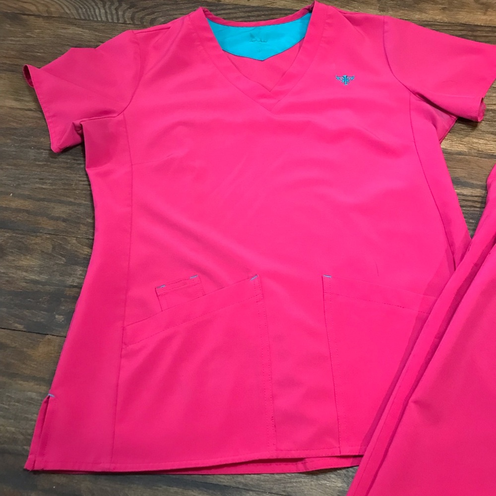 Med Couture Scrub Set Size Medium Yoga Feel